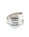 Ring - Sterling Silver - Wrap - Orca - Size 8.5