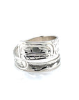 Ring - Sterling Silver - Wrap - Orca - Size 9