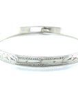 Bangle - Sterling Silver - 1/4" - Hummingbirds