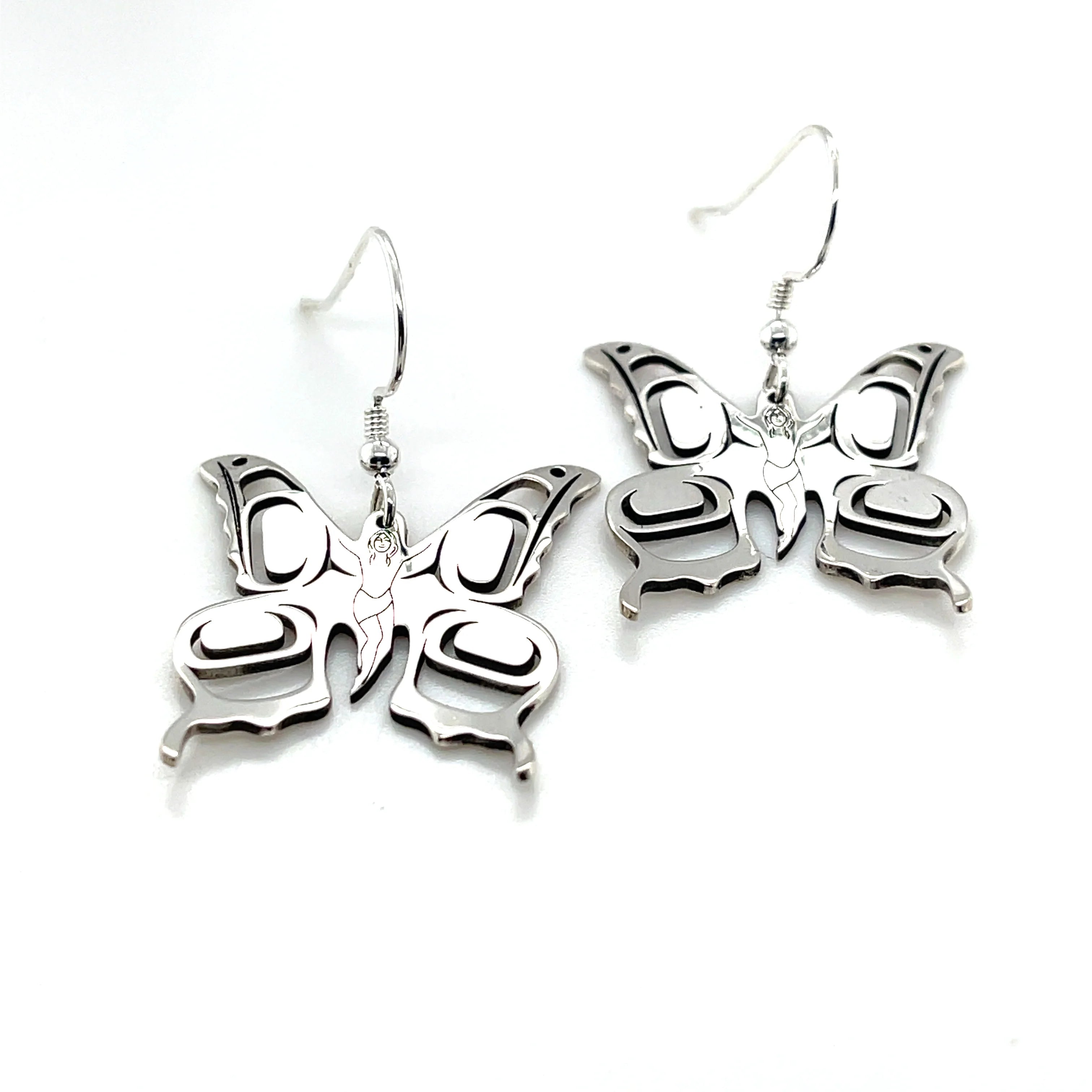 Earrings - Sterling Silver - Butterfly