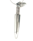 Pendant - Sterling Silver - Dagger - Raven