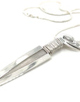 Pendant - Sterling Silver - Dagger - Raven