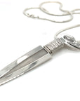 Pendant - Sterling Silver - Dagger - Raven