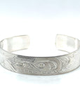 Bracelet - Sterling Silver - 1/2" - Wolf - Small