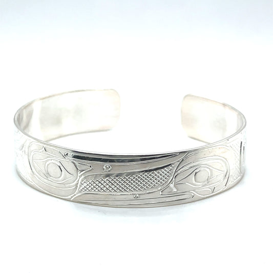 Bracelet - Sterling Silver - 1/2" - Hummingbirds - Small