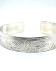 Bracelet - Sterling Silver - 1/2" - Raven & Eagle - Medium