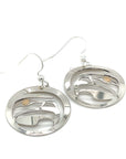 Earrings - Gold & Silver - Round - Golden Eagle