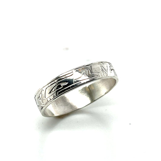 Ring - Sterling Silver - 3/16" - Eagle