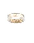 Ring - Gold and Silver - 3/16" - Bear - Size 7