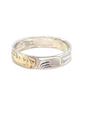 Ring - Gold and Silver - 3/16" - Bear - Size 11