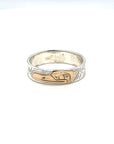 Ring - Gold and Silver - 3/16" - Hummingbird - Size 6.25