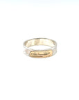 Ring - Gold and Silver - 3/16" - Salmon - Size 7