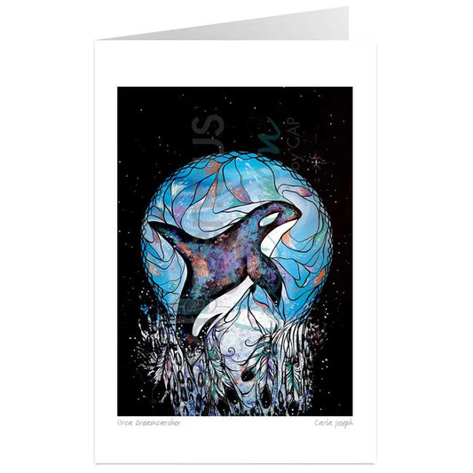 Card - *Joseph - Orca Dreamcatcher - 6x9