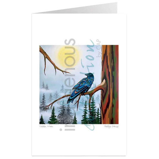 Card - *Davies - Golden Moon - 6x9