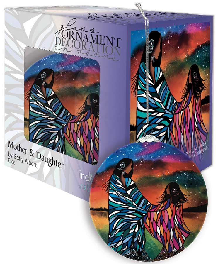 Ornament - Glass - Mother & Daughter