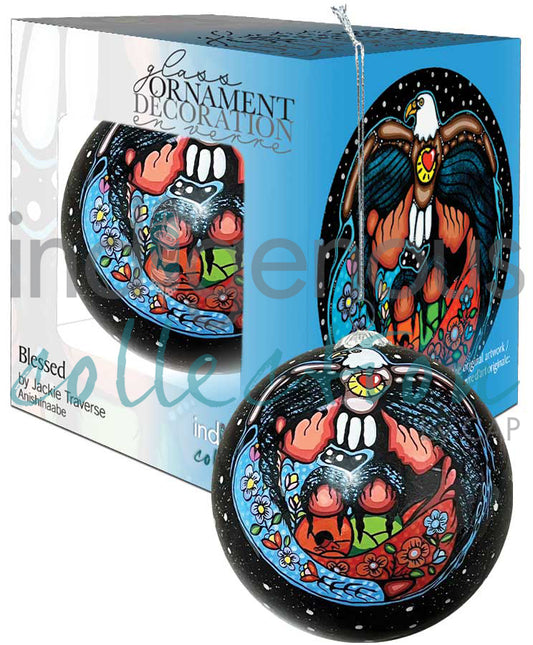 Ornament - Glass - Blessed
