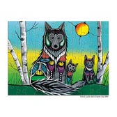 Puzzle - 72 Piece - Wolf Family