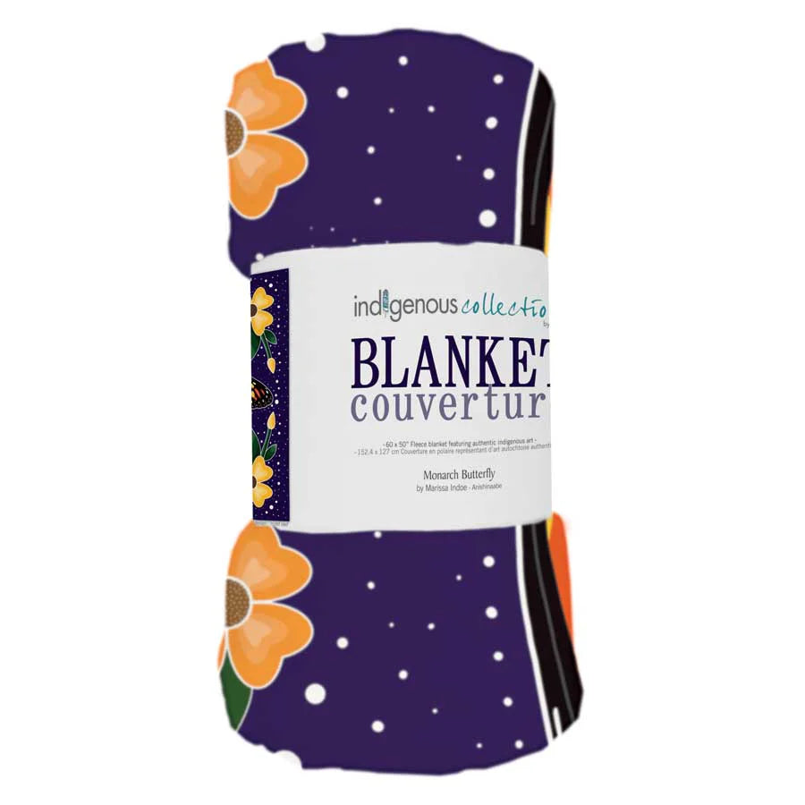 Blanket - Fleece - Monarch Butterfly