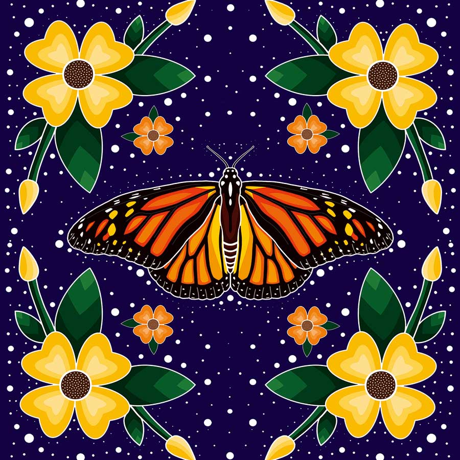 Coasters - Cork - Set of 4 - Monarch