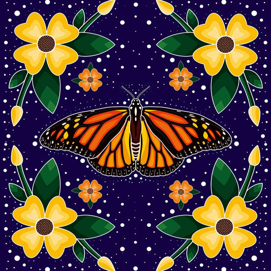 Coasters - Cork - Set of 4 - Monarch