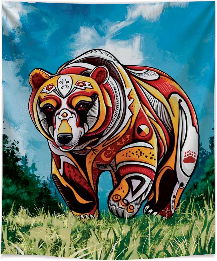 Blanket - Fleece - Spirit Bear