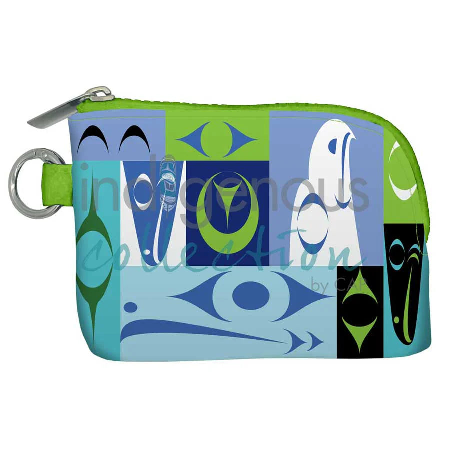 Pocket Wallet - Coast Salish Design