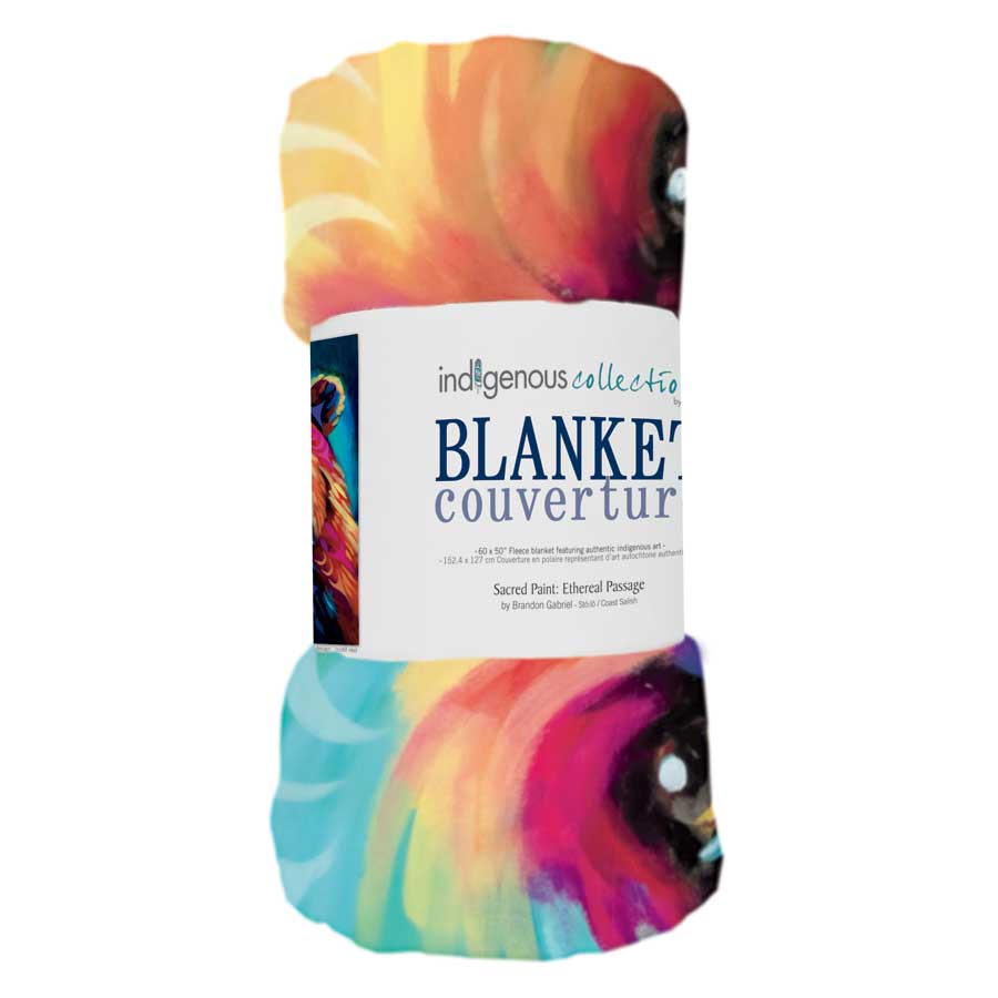 Blanket - Fleece - Sacred Paint: Ethereal Passage