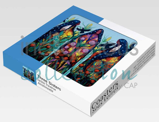 Coasters - Cork - Set of 4 - Three Sisters