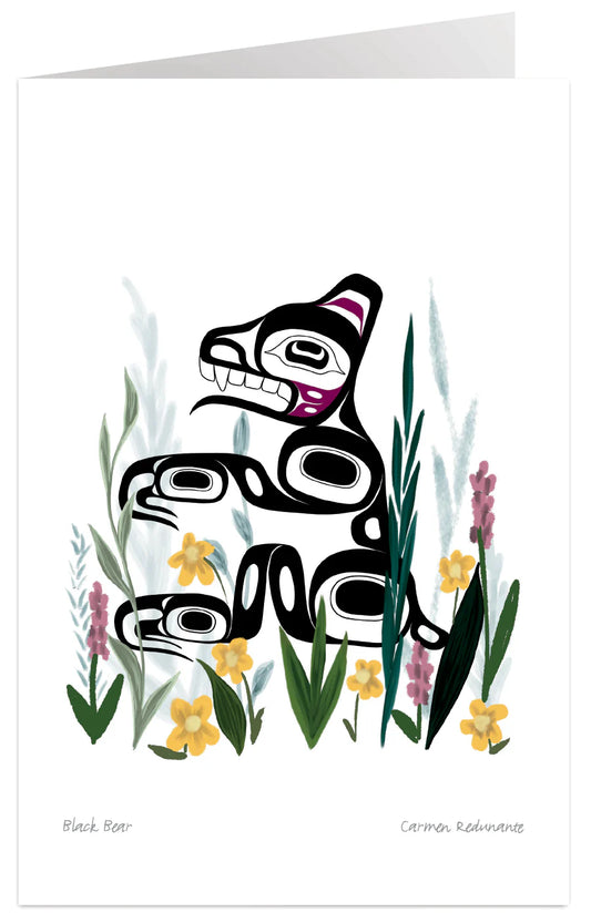 Card - Redunante - Black Bear - 6x9