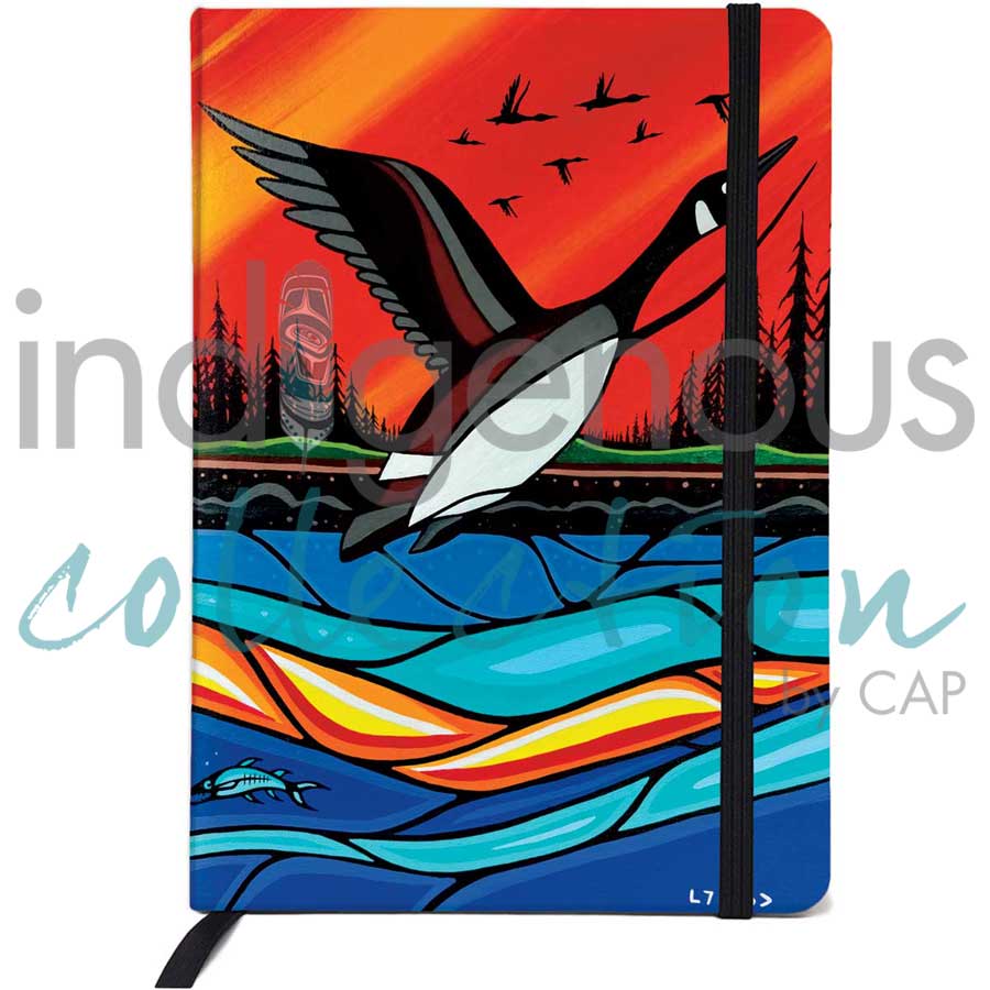 Journal - Canadian Geese in Flight