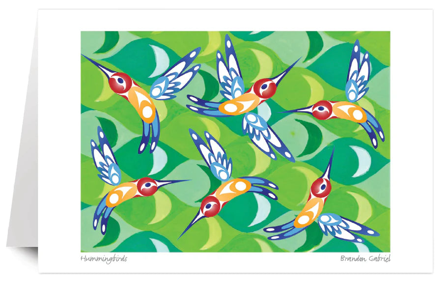 Card - Gabriel - Hummingbirds - 6x9