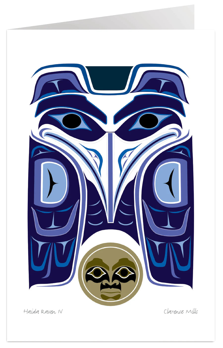Card - Mills - Haida Raven IV - 6x9