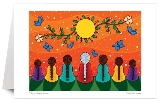 Card - Indoe - The 7 Generations - 6x9