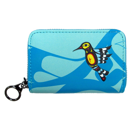 Coin Purse - Zip Around - Hummingbird