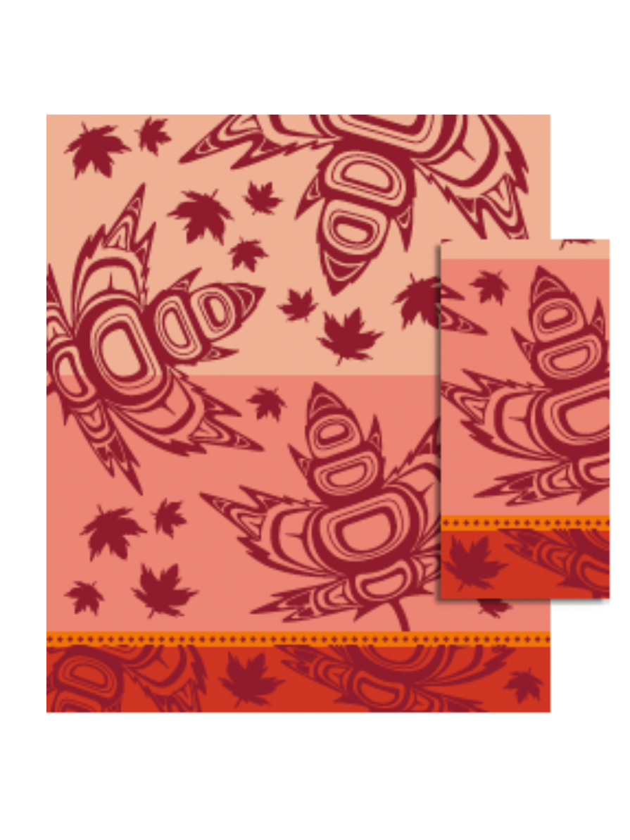 Tea Towel - Jacquard - Indigenous Maple