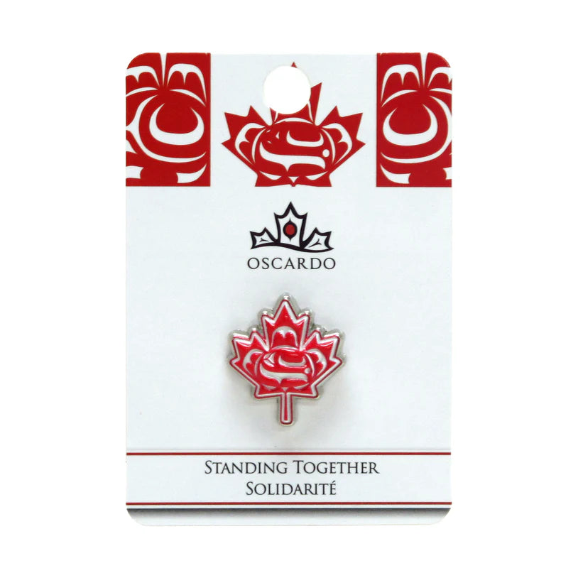 Pin - Maple Leaf - Standing Together