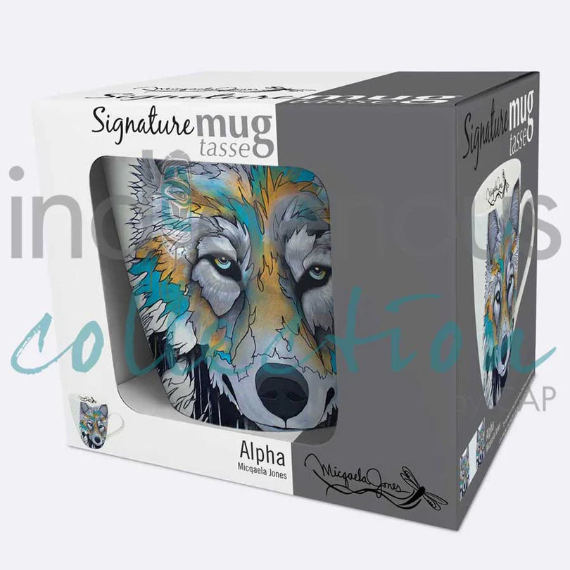 Mug - Fine China - Alpha - Grey