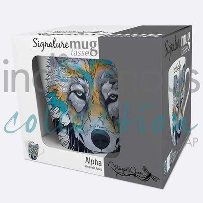 Mug - Fine China - Alpha - Grey