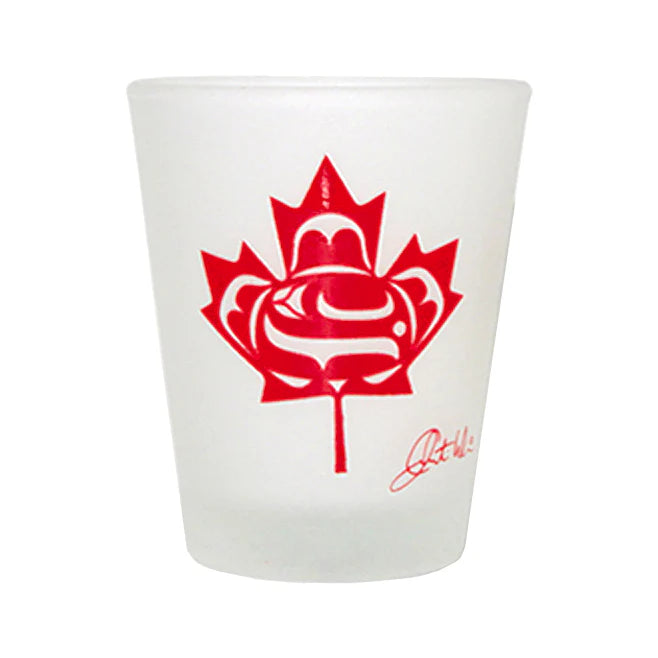 Shot Glass - Maple Leaf - Standing Together