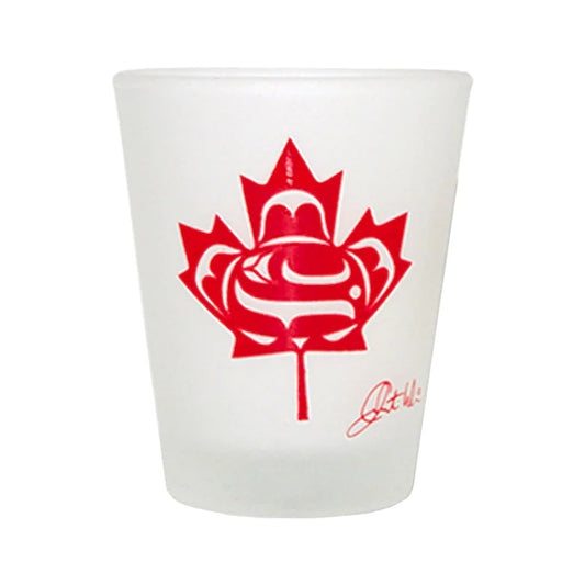 Shot Glass - Maple Leaf - Standing Together