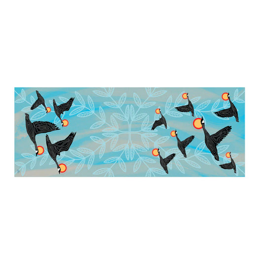 Scarf - Poly - Niskak (Geese)