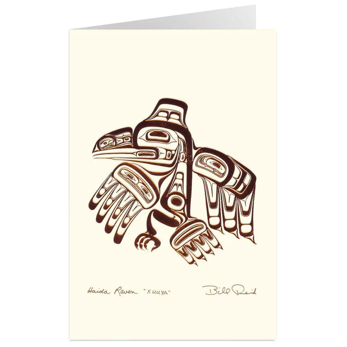 Card - Reid - Copper - Haida Raven (Xuuya) - 6x9