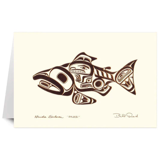 Card - Reid - Copper - Haida Salmon (Skaagi) - 6x9