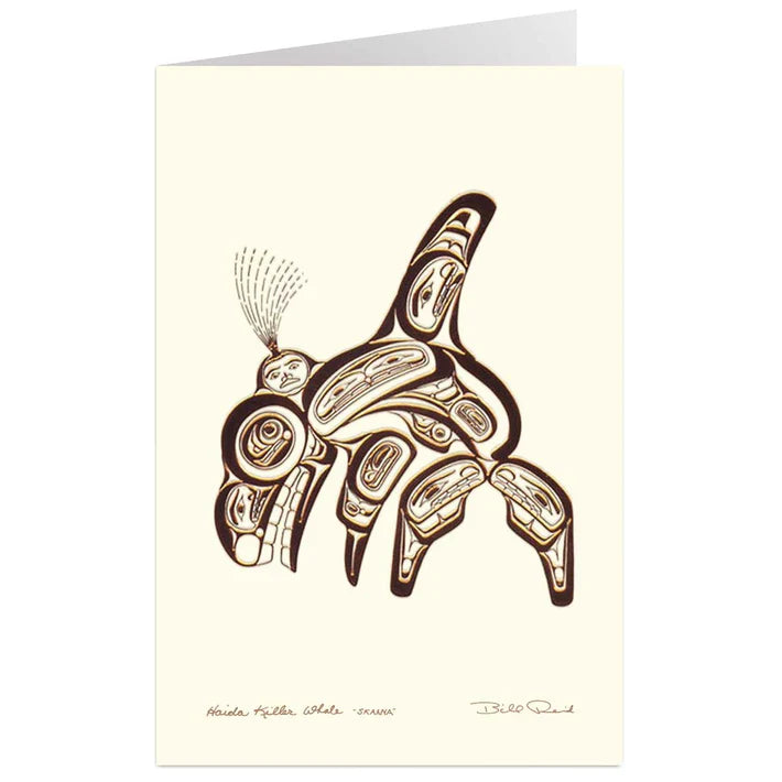 Card - Reid - Copper - Haida Killer Whale (Skaana) - 6x9