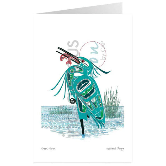 Card - Shorty - Green Heron - 6x9