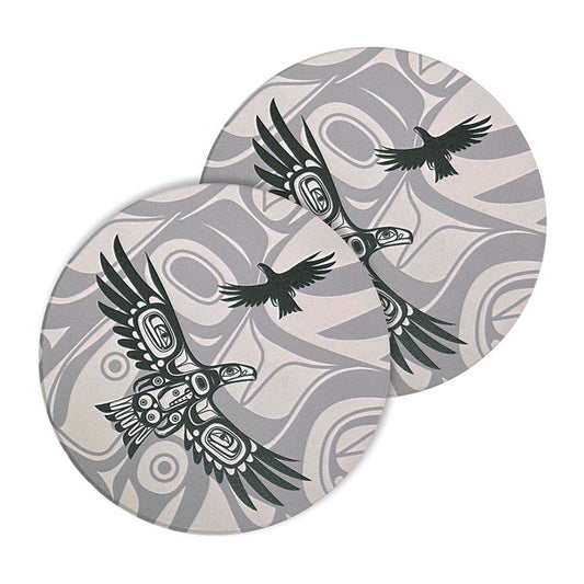 Coasters - Ceramic - Set of 2 - Soaring Eagle