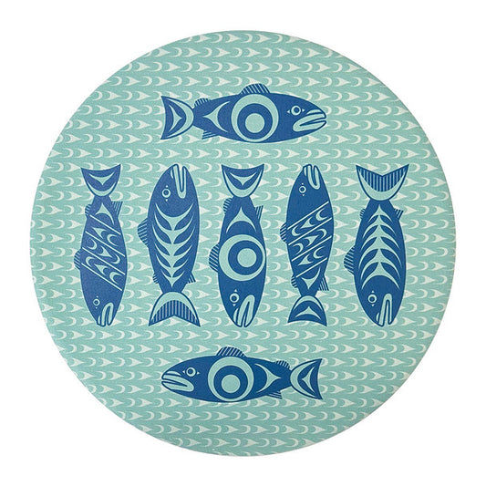 Trivet - Ceramic - Salmon in the Wild