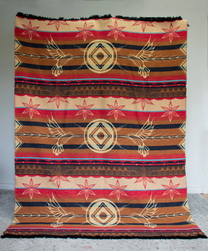 Blanket - Wool Blend - Eco-friendly - Connections - Reversible