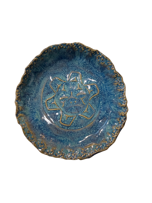 Ceramic Dish - Footed - Trinket - Medium