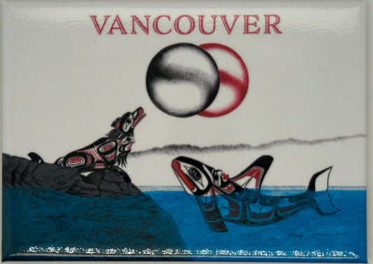 Magnet - Wolf & Killer Whale - Vancouver